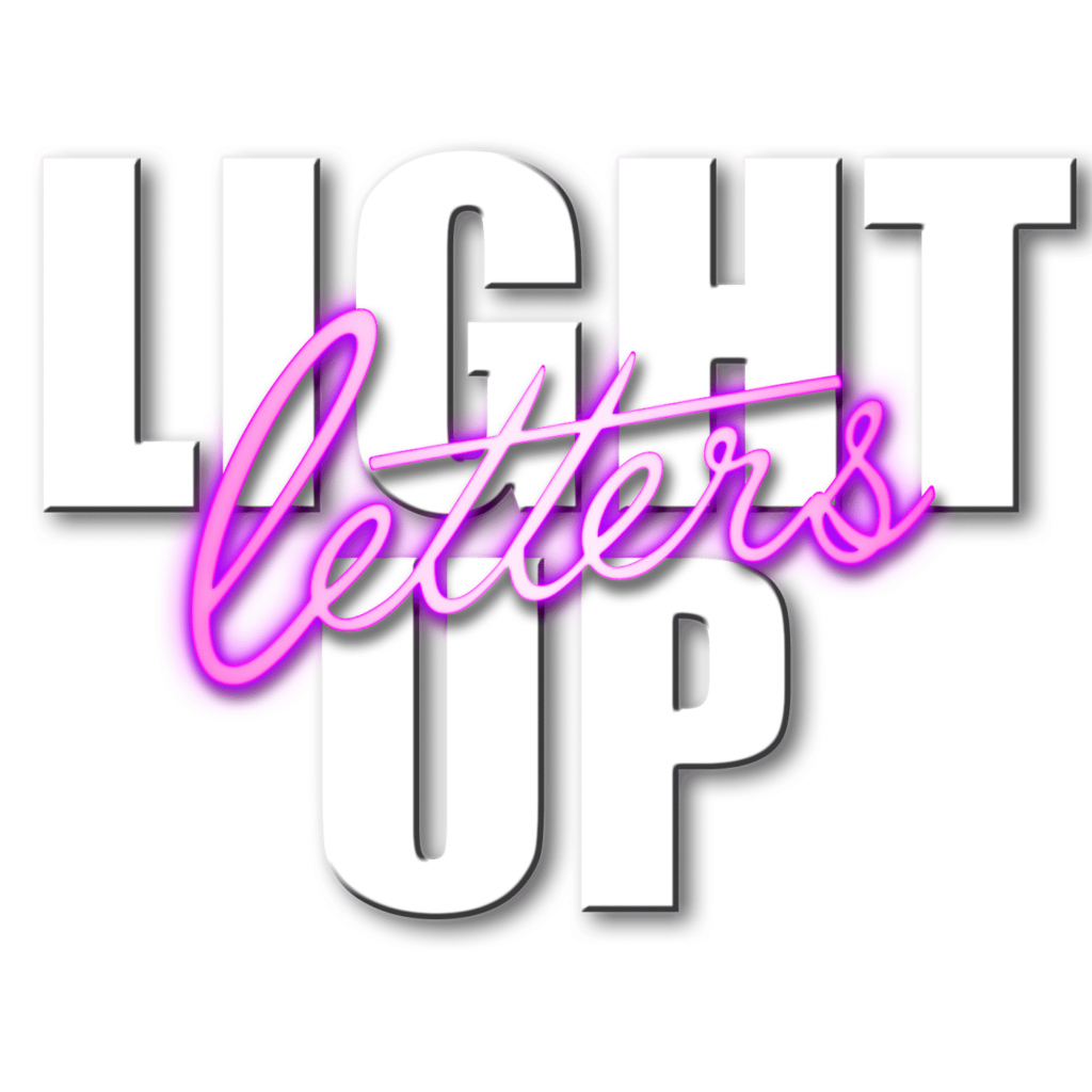 Light up letters, location de lettre lumineuse